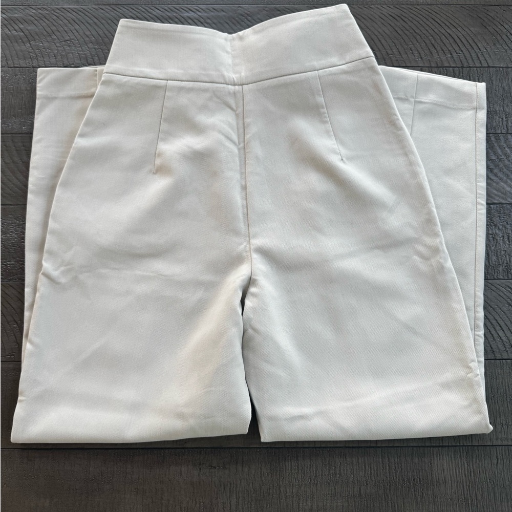 Zara Women’s Cream Trousers - Picture 6 of 7